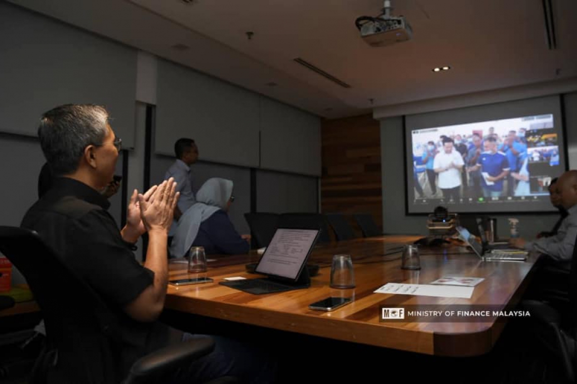 Persidangan Video Proses Pengagihan BPN &amp; BSH Sabah Sarawak