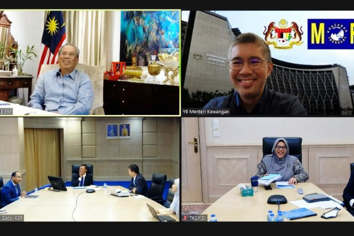 Taklimat Belanjawan 2021 Secara Maya Kepada YAB Perdana Menteri, Tan Sri Muhyiddin Yassin 