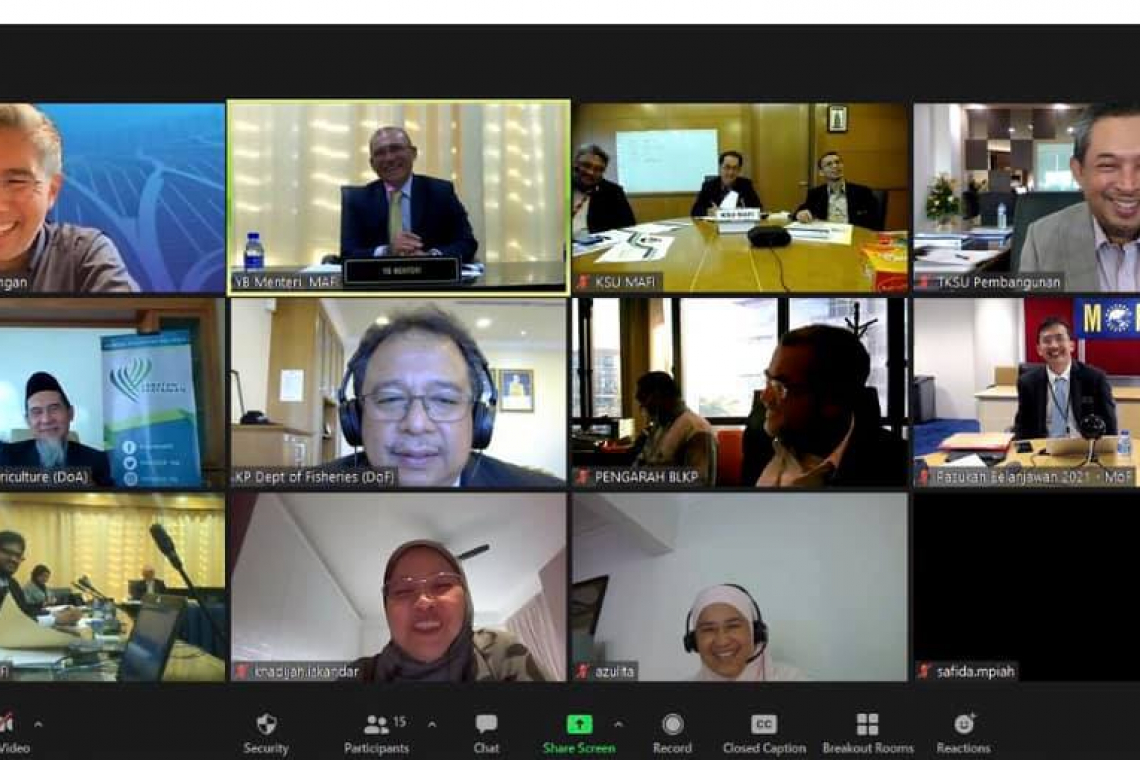 Sesi Libat Urus Belanjawan 2021 Bersama YB Menteri MOA, MOSTI &amp; MOTAC 