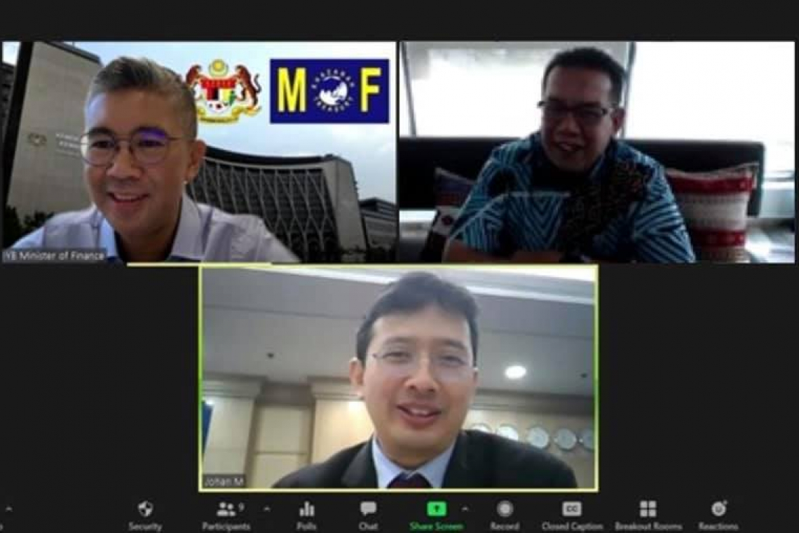 Perbincangan Antara Kementerian Secara Maya Bersama YB Menteri Pembangunan Luar Bandar 