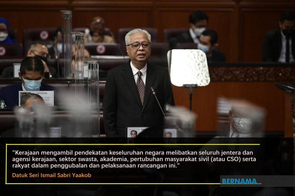 PM Ismail Sabri bentang RMK12 di Dewan Negara
