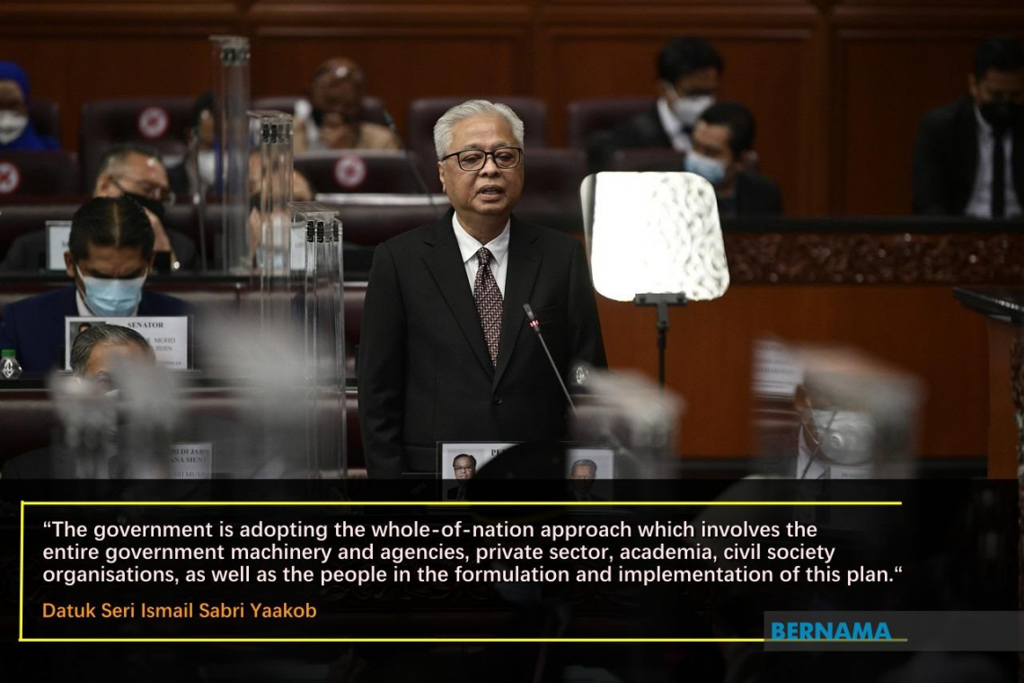 PM Ismail Sabri tables 12MP at Dewan Negara