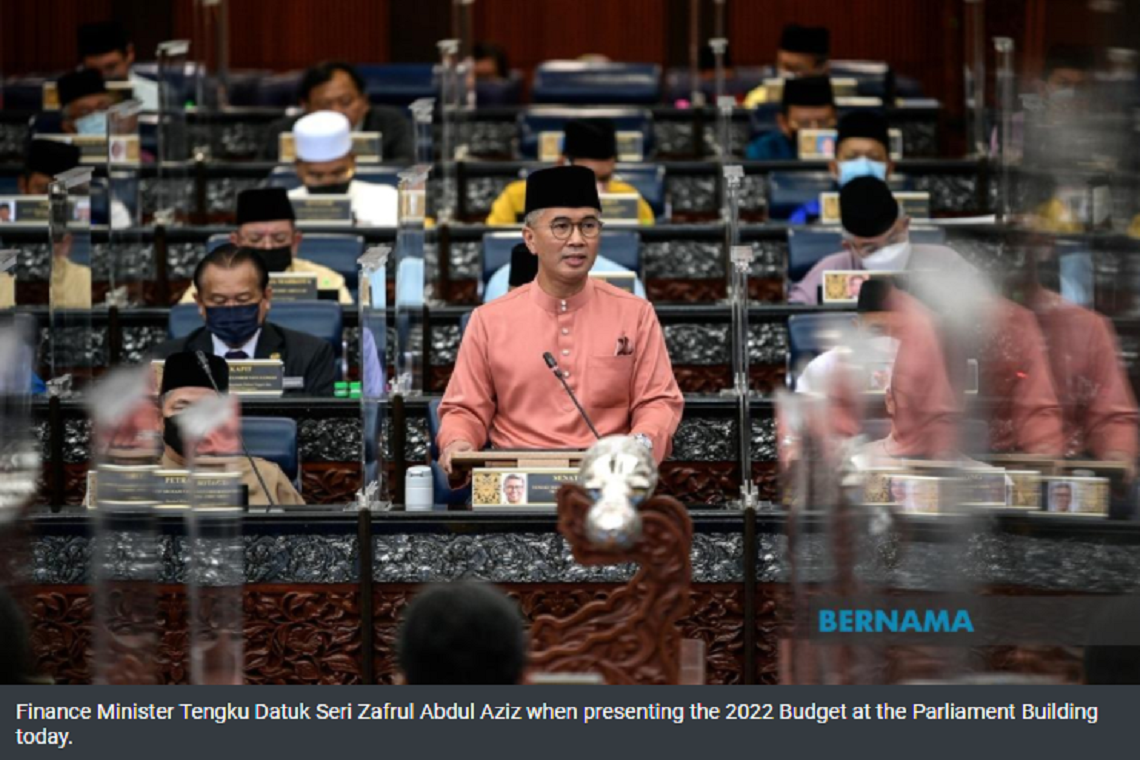 RM332.1 billion allocated for Budget 2022, the highest so far