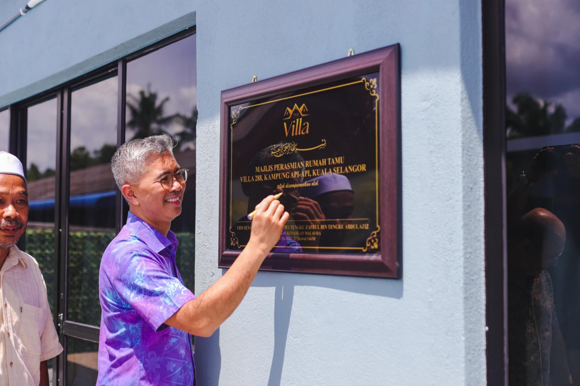 Sesi Perasmian Rumah Tamu Homestay Villa 288 di Kuala Selangor