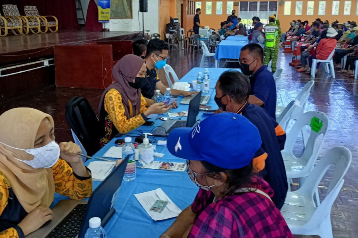 Penunaian Bantuan Keluarga Malaysia (BKM) di Sabah