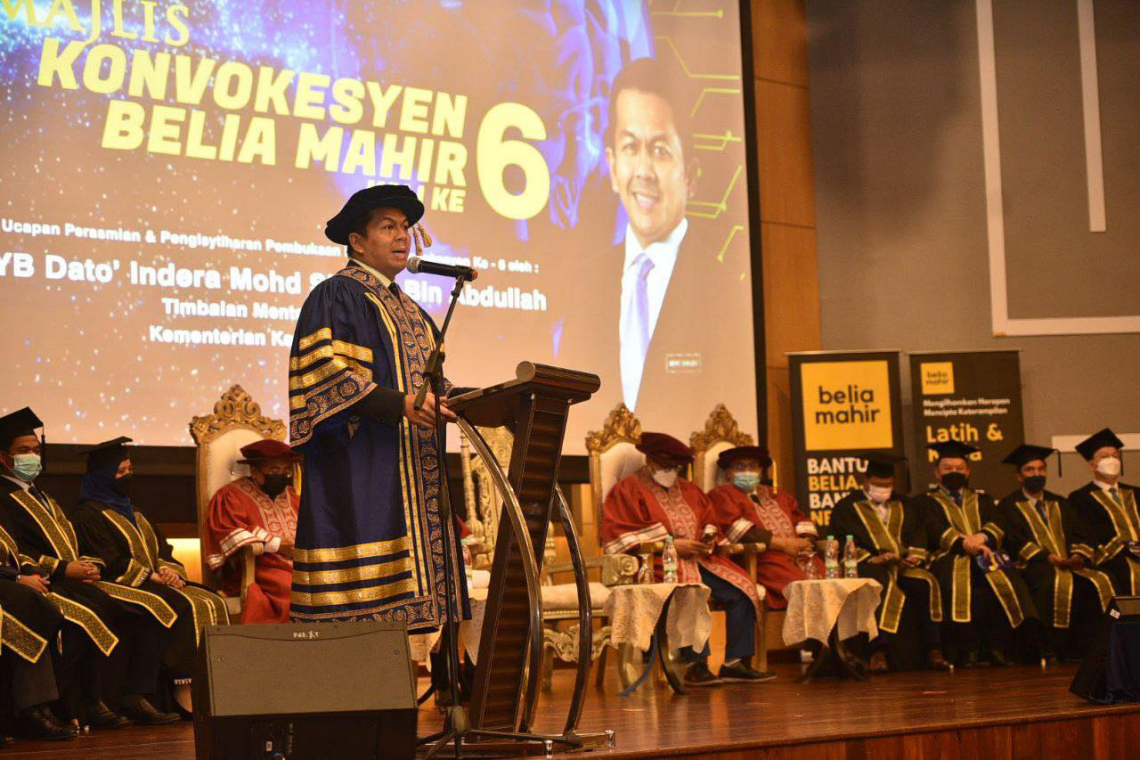 Majlis Perasmian Konvokesyen Belia Mahir Ke–6