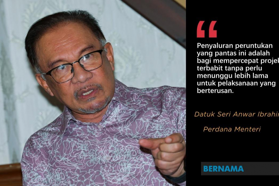 Peruntukan untuk projek yang diumum dalam Belanjawan 2024 diagih awal – PM