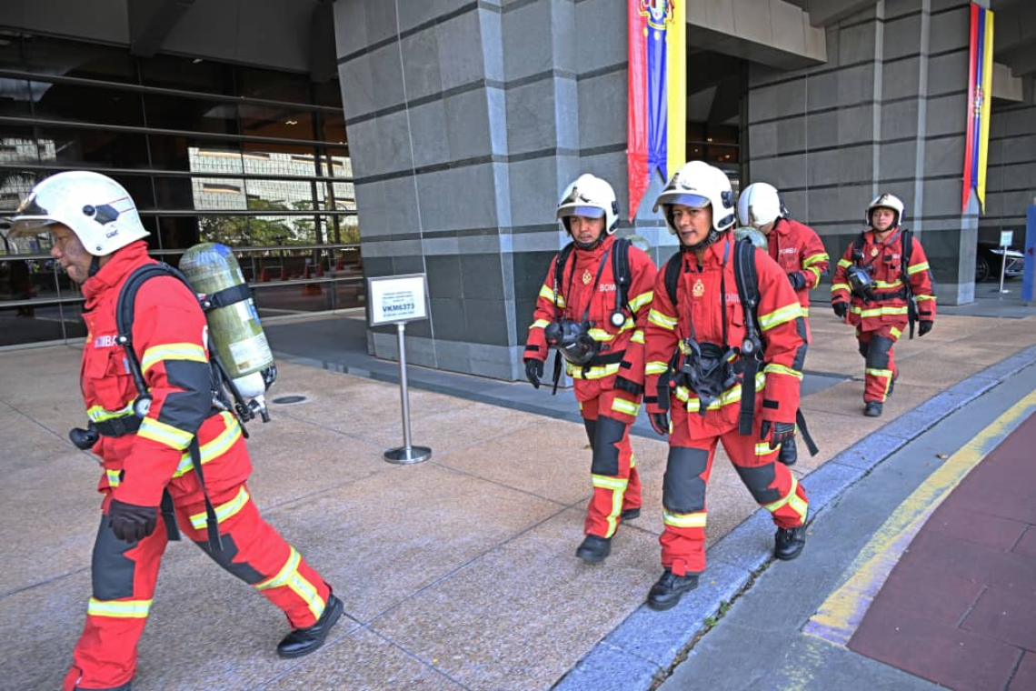 Program Latihan Keselamatan Kebakaran di MOF