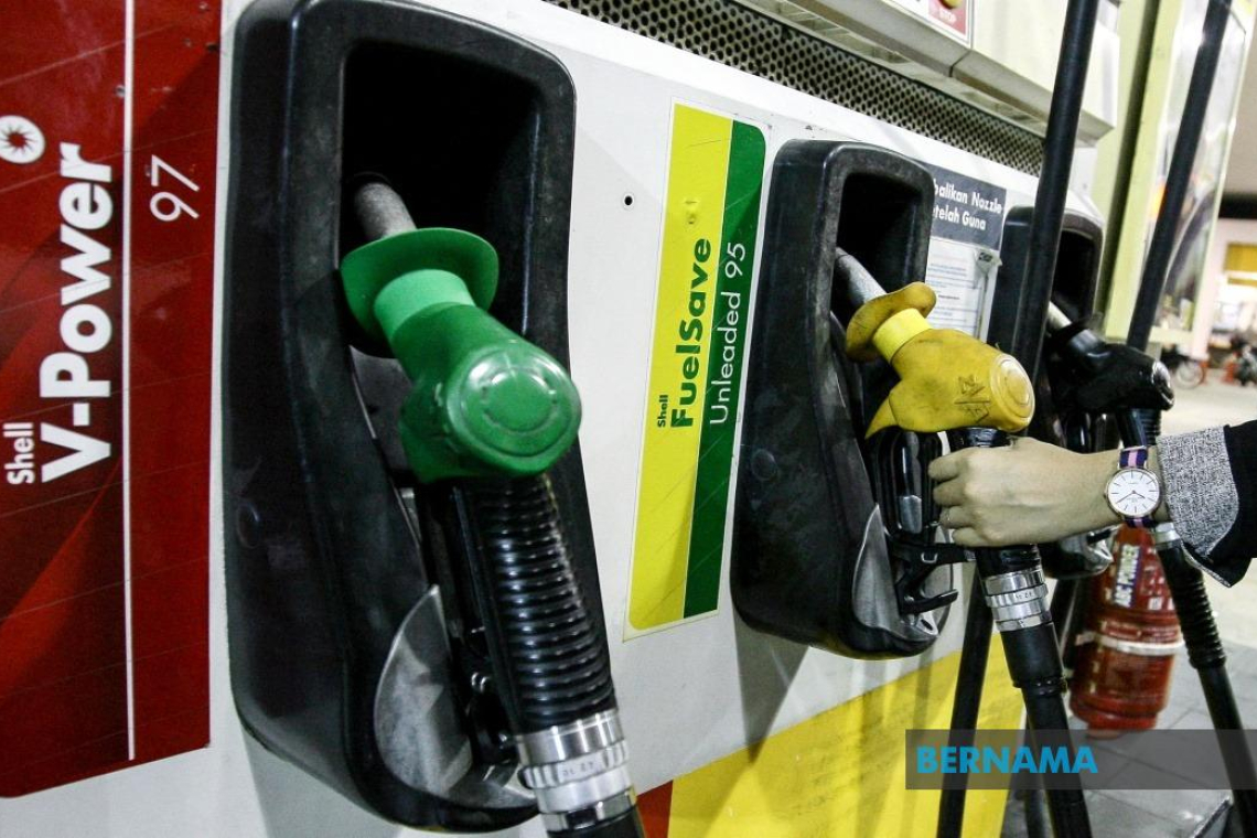 RON97 And RON95 Prices Unchanged, Diesel Up Three Sen In Peninsula