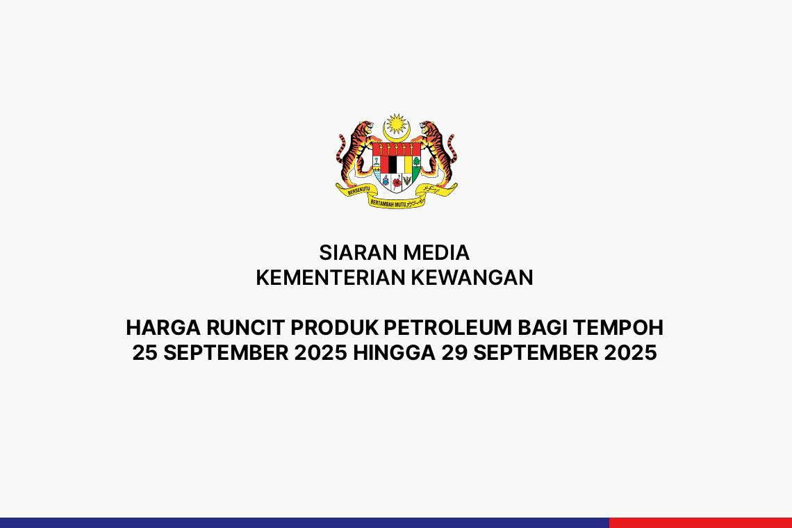 Harga Runcit Produk Petroleum Bagi Tempoh 25 September 2025 Hingga 29 September 2025