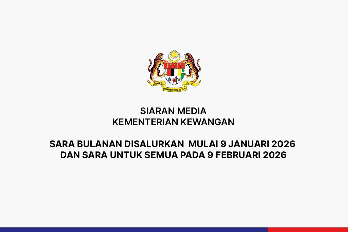 SARA Bulanan Disalurkan Mulai 9 Januari 2026 Dan SARA Untuk Semua Pada 9 Februari 2026