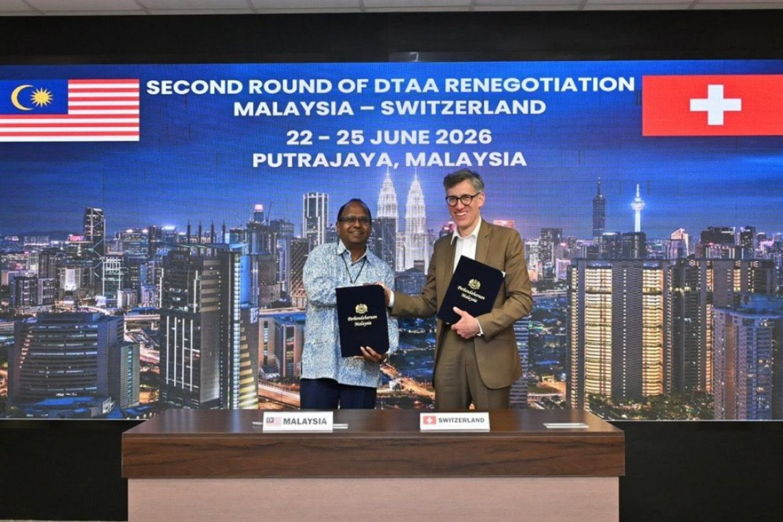 Malaysia, Switzerland Muktamadkan Pusingan Kedua Rundingan Semula Perjanjian Pencukaian Dua Kali