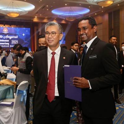 Majlis Anugerah Perkhidmatan Cemerlang Perbendaharaan Tahun 2021