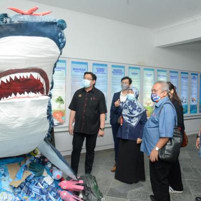 Sesi Lawatan sempena #JelajahBajet2023 ke Akuarium Marin & Hatcheri Ikan, Institusi Penyelidikan Marin Borneo Sabah, UMS