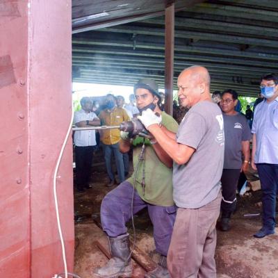 Sesi Turun Padang Sempena Jelajah #Bajet2023 Ke Industri Warisan Pembuatan Bot Di Pulau Duyong, Terengganu