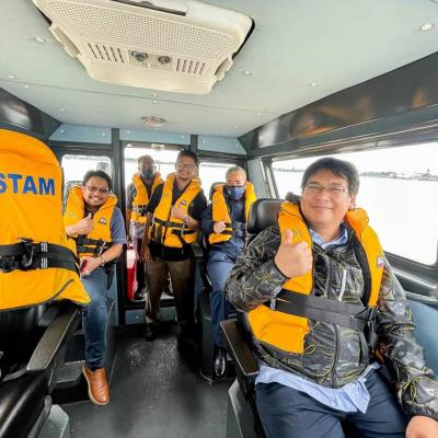 Sesi Tinjauan Sempena Jelajah #Bajet2023 Ke Kawasan Kawalan JKDM Di Pantai Kuala Terengganu