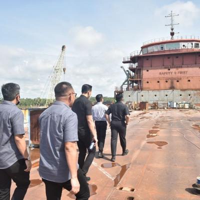 Sesi Turun Padang sempena Jelajah #Bajet2023 ke Industri Perkapalan di Sibu, Sarawak