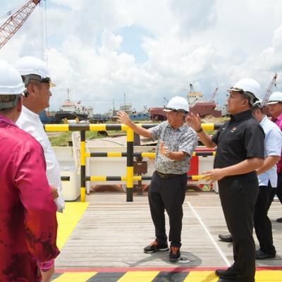 Sesi Turun Padang sempena Jelajah #Bajet2023 ke Industri Perkapalan di Sibu, Sarawak