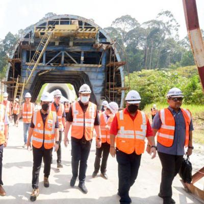 Sesi Tinjauan Sempena Jelajah #Bajet2023 Ke Kawasan Pembinaan Laluan Projek ECRL Seksyen 4 Dungun, Terengganu