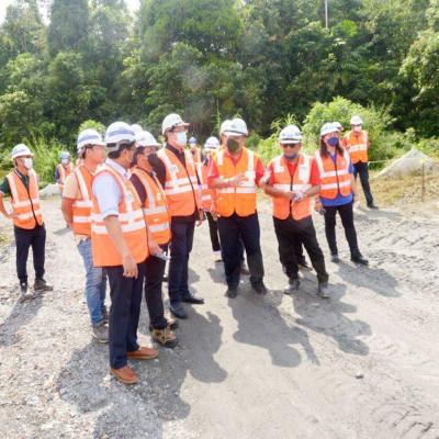 Sesi Tinjauan Sempena Jelajah #Bajet2023 Ke Kawasan Pembinaan Laluan Projek ECRL Seksyen 4 Dungun, Terengganu