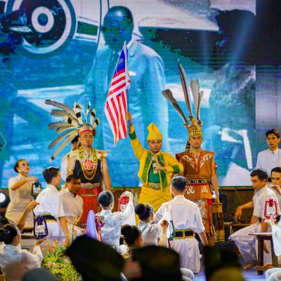 Sambutan Hari Malaysia 2022 di Banda Hilir, Melaka