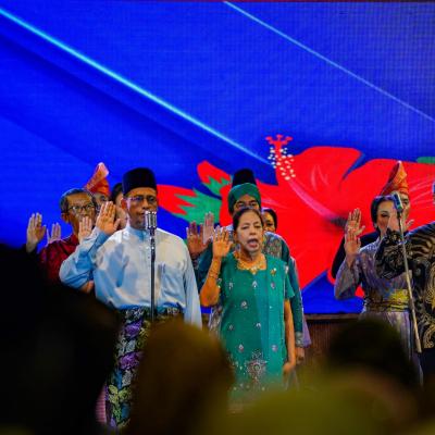 Sambutan Hari Malaysia 2022 di Banda Hilir, Melaka