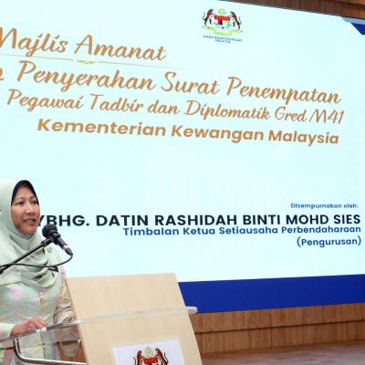 Majlis Amanat & Penyerahan Surat Penempatan Pegawai Tadbir Diplomatik