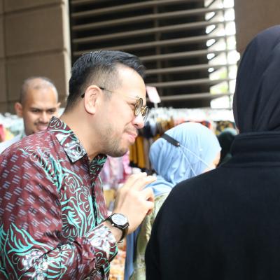 Sesi Beramah Mesra Di Jualan Mingguan PUSPANITA MOF