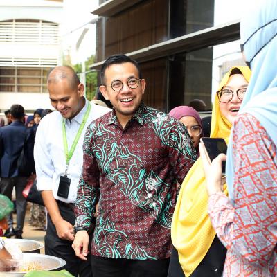 Sesi Beramah Mesra Di Jualan Mingguan PUSPANITA MOF