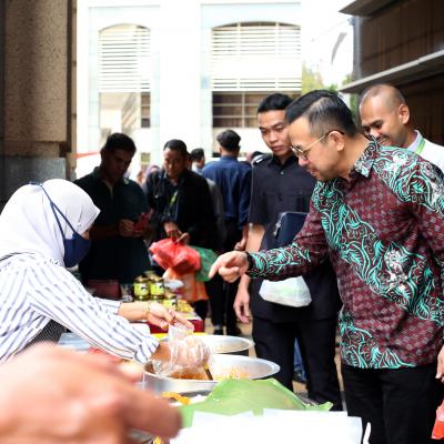 Sesi Beramah Mesra Di Jualan Mingguan PUSPANITA MOF