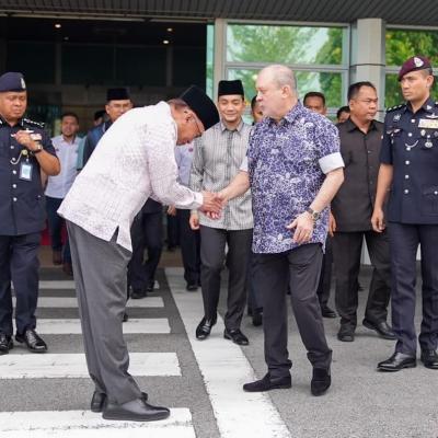 Sesi Mengadap Sultan Johor