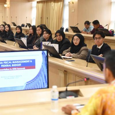 Sesi Lawatan Akademik ke MOF oleh UiTM Cawangan Sarawak, Kampus Kota Samarahan