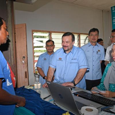 Program Rintis Penunaian STR di Kuala Woh, Tapah, Perak