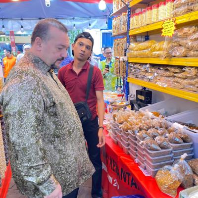 Sesi Turun Padang Di Bazar Aidilfitri, Jalan Tuanku Abdul Rahman, Kuala Lumpur