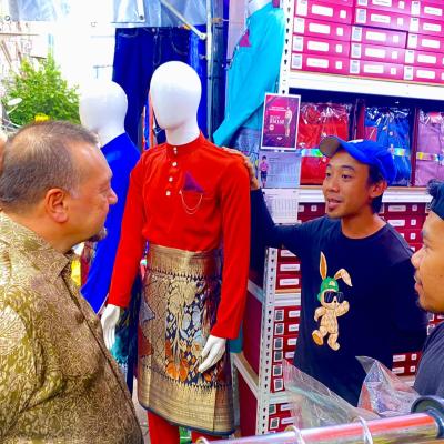 Sesi Turun Padang Di Bazar Aidilfitri, Jalan Tuanku Abdul Rahman, Kuala Lumpur