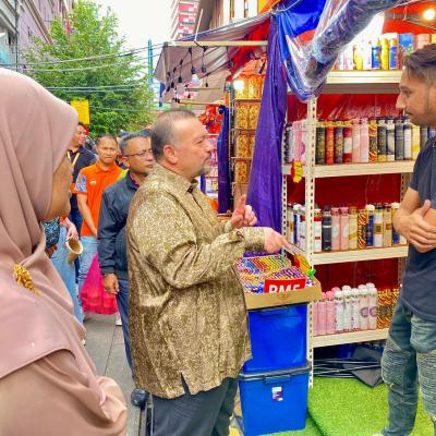 Sesi Turun Padang Di Bazar Aidilfitri, Jalan Tuanku Abdul Rahman, Kuala Lumpur