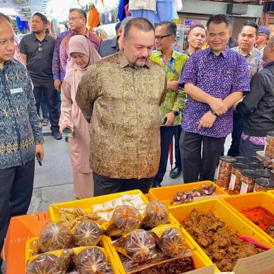 Sesi Turun Padang Di Bazar Aidilfitri, Jalan Tuanku Abdul Rahman, Kuala Lumpur
