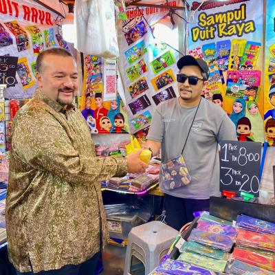 Sesi Turun Padang Di Bazar Aidilfitri, Jalan Tuanku Abdul Rahman, Kuala Lumpur