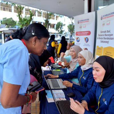 Program SARA MOF Bersama Penerima SARA Di Mydin Georgetown, Pulau Pinang