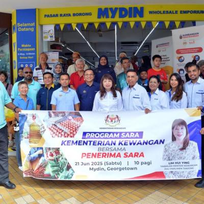 Program SARA MOF Bersama Penerima SARA Di Mydin Georgetown, Pulau Pinang