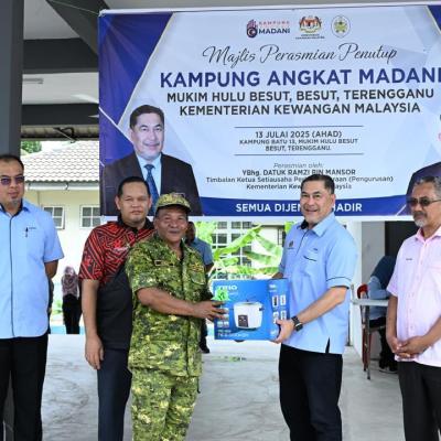 Majlis Perasmian Penutup Kampung Angkat MADANI Mukim Hulu Besut, Besut, Terengganu