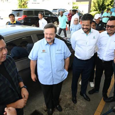 Sesi Tinjauan Di Stesen Petronas Jalan Pohon Batu, Labuan