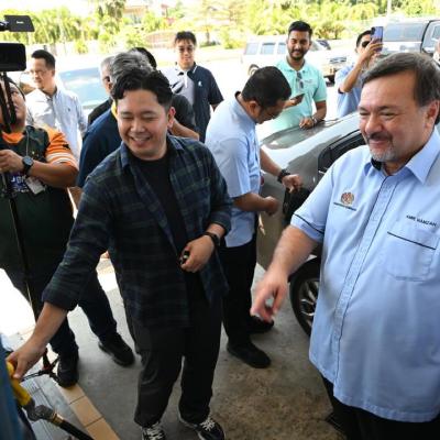 Sesi Tinjauan Di Stesen Petronas Jalan Pohon Batu, Labuan