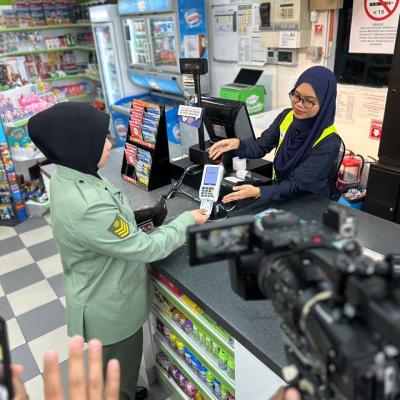 Sesi Tinjauan Di Stesen Petron Taman Tun Dr. Ismail