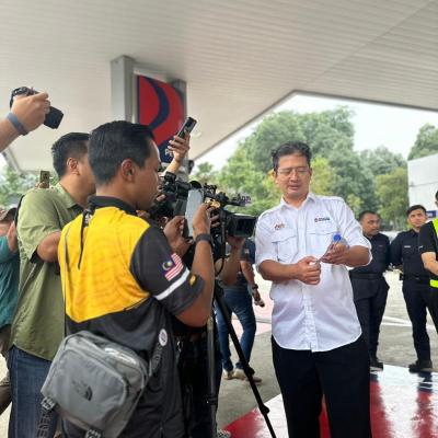 Sesi Tinjauan Di Stesen Petron Taman Tun Dr. Ismail