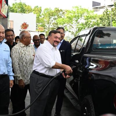 Sesi Tinjauan Sempena Pelaksanaan Hari Pertama Program BUDI MADANI Diesel