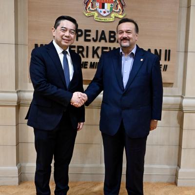 Bilateral Meeting Between Minister Of Finance II With Minister Of Finance II Brunei Darussalam