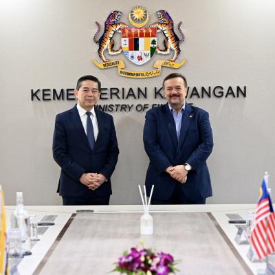 Bilateral Meeting Between Minister Of Finance II With Minister Of Finance II Brunei Darussalam