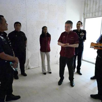 Lawatan Tinjauan Ke Kompleks Perumahan PDRM Seri Temenggong, Ayer Keroh & Lawatan Kerja Ke Pejabat Kastam Zon Industri Bebas (Fiz), Batu Berendam 