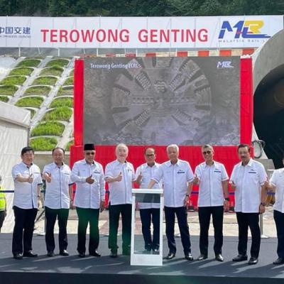 Majlis Perasmian Permulaan Pembinaan Terowong Genting ECRL Pahang